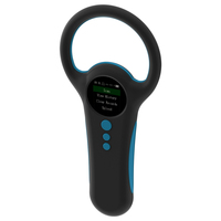 Lector de microchip de 2, 12X12mm de animales de mano de 134,2 KHz,