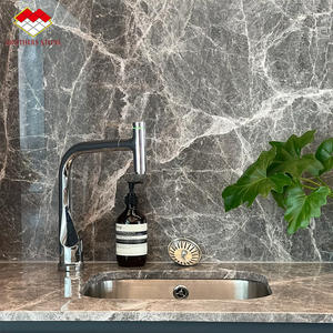 Élégantes dalles de marbre gris Hermès pour sols, escaliers, rebords de fenêtre, seuils, panneaux muraux, comptoirs de cuisine en marbre et meubles-lavabos de salle de bain - Product Image 4