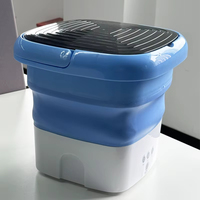 Machine à laver portable 7L Mini laveuse à linge avec 3 modes de nettoyage pour sous-vêtements bébé vêtements chaussette et petit délicat
