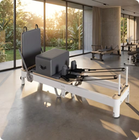 Machine de Pilates pliable en alliage d'aluminium, équipement de gym professionnel pour la maison, gain de place, pour le yoga et l'entraînement du tronc