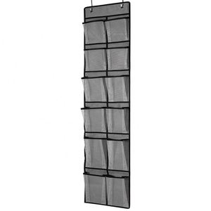 2 Pack Over the Door <b>Shoe</b> Organizers with 24 Large Mesh Pockets Durable Hanging <b>Shoe</b> Holder Polybag Packed - Product Image 2