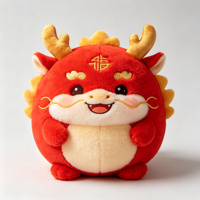 Jouet en peluche de Noël mignon : renne, lapin, chauve-souris, dinde, ours, dragon – Cadeau idéal