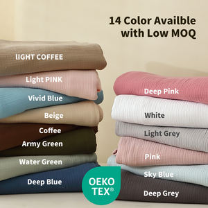 Housse <span class=keywords><strong>de</strong></span> matelas en <span class=keywords><strong>gaze</strong></span> <span class=keywords><strong>de</strong></span> mousseline 6 couches ultra respirante, tissée, teinte unie, peignée, biologique, pour photographie et robes - Product Image 2