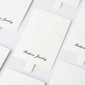 Kartu Display perhiasan cetak kemasan kartu perhiasan karton kertas anting kustom - Product Image 5