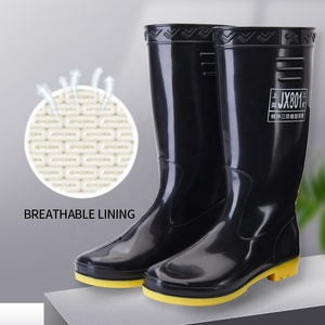 Chaussures de jardin imperméables unisexes Bottes de pluie pour femmes Chaussures de lavage de voiture pour hommes Chaussures de jardinage en caoutchouc pour hommes - Product Image 4