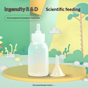Biberón para Mascotas de 60 ml con Tetina de Silicona para Perros, Gatos, Gatitos y Cachorros, Alimentación con Leche en Polvo de Cabra, Venta al por Mayor - Product Image 2