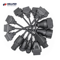 Hellper Acardiag - Juego de 8 Herramientas de Diagnóstico para Camiones de Alta Calidad, TCS PRO Multidiag DS MVD 150, Adaptador OBD1/OBD2, Lector de Códigos USB