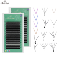 GLAMLASH gros C D curl premade fan volume faux cils extension yy 2D 3D 4D 5D 6D w shaped cils