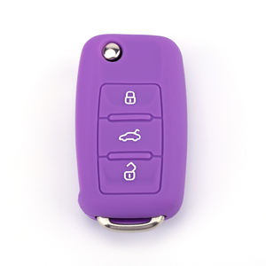 Cubierta de llave de coche de 3 botones de silicona a <span class=keywords><strong>precio</strong></span> de fábrica de fabricantes con patrón de panal - Product Image 3