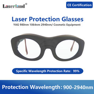Un'ampia gamma di raggi infrarossi IR lunghezza d'onda 900-2940nm OD4 + lente di vetro infrarossi IR occhiali di protezione Laser - Product Image 2
