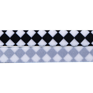 MSD 2026 Nouveau ruban en satin à carreaux noir et <span class=keywords><strong>blanc</strong></span> imprimé thermiquement pour emballage cadeau et décoration - Product Image 6