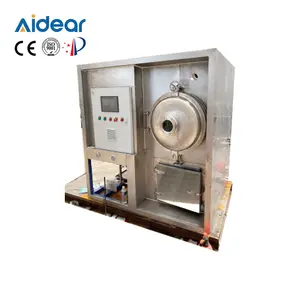 Aidear secador para congelar, máquina de lyophilize de silicone com grande capacidade de 10-1000kg, secador a vácuo