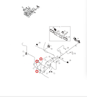 Pièce d'origine LiuGong 30B0831P01 CAPTEUR DE TEMPÉRATURE Pièces du système électrique pour camion DR50C-E en vente directe d'usine authentique