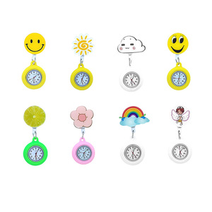 Nouvelle infirmière et médecin étudiant Silicone lumineux <span class=keywords><strong>jouet</strong></span> montres motif Design suspendu poitrine montre de poche - Product Image 4