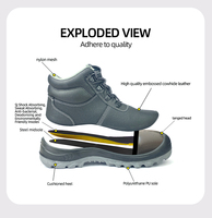 Chaussures de sécurité SAFETYJOGCER BESTBOY S3 antistatiques, résistantes aux flammes et à l'huile, avec embout en plastique et semelle intermédiaire en acier, antidérapantes, pour usage en usine