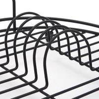 Égouttoir à vaisselle circulaire en fil métallique pour assiettes, bols et tasses, organisateur de cuisine, séchoir à assiettes rond, support de vaisselle pour lave-vaisselle