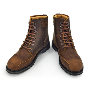 HPS013 Botas De Proteccion Touring <span class=keywords><strong>Moto</strong></span> <span class=keywords><strong>Vintage</strong></span> Motorcycle Shoes Rider <span class=keywords><strong>Bottes</strong></span> pour hommes - Product Image 3