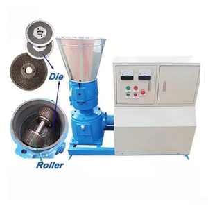 Small Wood <b>Pellet</b> Mill Machine Mini <b>Chicken</b> Cattle Animal <b>Feed</b> Food <b>Pellet</b> Making Machine - Product Image 4