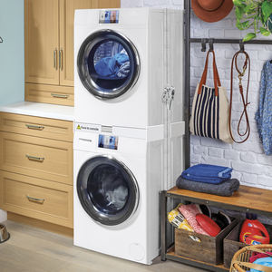 Kit de superposition universel pour lave-linge et sèche-linge, étagères de rangement pour machines à laver et sèche-linge - Product Image 1