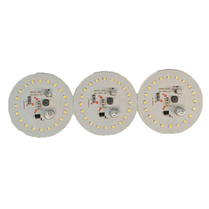 แผงวงจรไฟ LED DC-DC รุ่น DOB T80 20W 18 ชิ้น ขนาด 77*77 มม. แบบ SMT พร้อมอิเล็กโทรไลซิส 10uf 100V 8000H หลอดไฟ T แบบเคลือบพลาสติกบนอะลูมิเนียม จากผู้ผลิต - Product Image 1