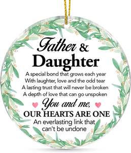 Cadeaux pour <span class=keywords><strong>grands</strong></span>-<span class=keywords><strong>parents</strong></span>, décorations de Noël, souvenirs, décorations d'arbre en acrylique à suspendre, texte « L'AMOUR des <span class=keywords><strong>grands</strong></span>-<span class=keywords><strong>parents</strong></span> », cœurs/eucalyptus - Product Image 6