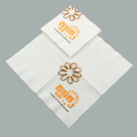 Serviettes de table personnalisées en papier, lot de pièces, serviettes en papier personnalisées