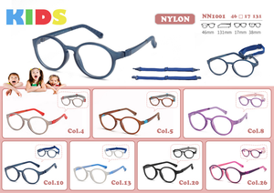 Gafas de Sol para Niños al por Mayor, Personalizadas, de Nailon, Flexibles, Coloridas, Monturas Ópticas para Niños - Product Image 3