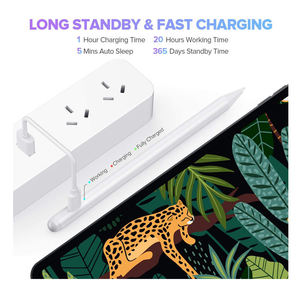 2025 nouveau stylet Rechargeable sans fil <span class=keywords><strong>avec</strong></span> écran <span class=keywords><strong>Ipad</strong></span> stylet de puissance restante <span class=keywords><strong>Ipad</strong></span> <span class=keywords><strong>avec</strong></span> Logo stylos personnalisés crayon Apple - Product Image 3