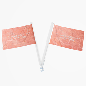 Wholesale Promotional Custom Printed Car <b>Flag</b> 12x18 Personalized Polyester Window <b>Flags</b> with Plastic Rod - Product Image 1