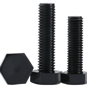 10 piezas/bolsa, Tornillos de Cabeza Hexagonal de Nylon Negro Aislados, Marca NINDEJIN, Clase 6, Estándar, Precio de Fábrica, Venta Caliente, M3 M5 M6 M12 - Product Image 1