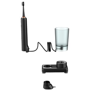 Logotipo personalizable 330Ml IPX7 Impermeable Carga inalámbrica Batería de larga duración Cepillo de dientes eléctrico sónico inteligente para encías sensibles - Product Image 3