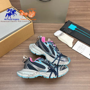 Chaussures de sport décontractées de luxe de haute qualité pour homme, en maille et polyuréthane, taille 3XL – Baskets épaisses à lacets pour la marche et la course - Product Image 4