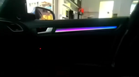 ICarsin - Éclairage d'ambiance intérieur de voiture à LED 256 couleurs, décoration pour Audi A5 S5 B8 2009-2016, accessoires automobiles