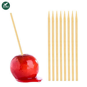 Brochettes en bois naturel de qualité supérieure, bâtonnets de bambou de 8 pouces pour <span class=keywords><strong>kebab</strong></span>, apéritif - Product Image 1