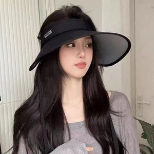 หมวกกันแดดสำหรับผู้หญิง ปีกกว้าง UPF50+ ผ้าไหมน้ำแข็ง ระบายอากาศได้ดี ป้องกันแสงแดด สำหรับฤดูใบไม้ผลิ ฤดูร้อน ใช้กลางแจ้ง - Product Image 2