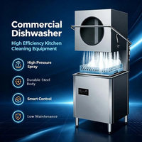 Lave-vaisselle commerciaux intelligents, lave-vaisselle portables, machine à laver la vaisselle en acier inoxydable, lave-vaisselle automatiques pour la cuisine des hôtels