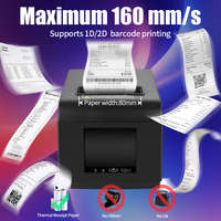 Imprimante thermique de codes-barres USB GTCODESTAR GT-P8050 80 mm pour l'impression de reçus et de billets iOS 203 dpi POS