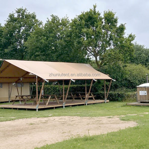 <span class=keywords><strong>Tente</strong></span> de camping de luxe carrée, résistante à la pluie, imperméable, quatre saisons, pour l'extérieur - Product Image 1