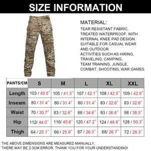 Men's 50% Polyester Water-Resistant Tactical Trousers Durable Hunting Cargo Combat <b>Pants</b> - Product Image 4