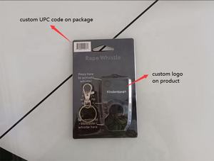 Alarme d'auto-défense pour femmes, dispositif d'avertissement antivol à décibels élevés, sifflet de violoncelle, alarme de panique, alarme de sécurité personnelle avec porte-clés - Product Image 6