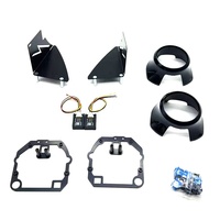Support de montage pour lentille de projecteur LED pour accessoires d'éclairage de véhicule, compatible avec Kia K3 2018-2021, supports et cadres de montage pour éclairage LED