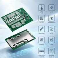 BMS intelligent avec contrôle via application Bluetooth UART et équilibrage actif pour la surveillance des batteries au lithium LiFePO4 4S