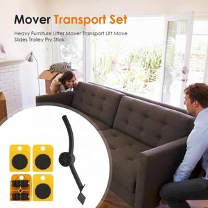Meubelen Mover Gereedschapsset Zware Meubelen Lifter Mover Transport Lift Verplaatsen Glijbanen Trolley 4 Wielen Beweger Roller + 1 Wrik Stick - Product Image 2