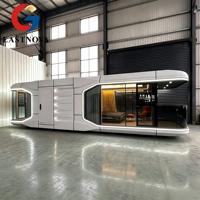 Système de maison intelligente fabriqué en Chine, maison mobile de luxe, nouvelle capsule spatiale, maison préfabriquée en acier pour hôtel, complexe hôtelier