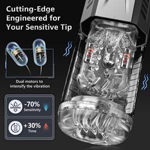 Juguetes Sexuales Masculinos con Sincronización IA, 7 Modos de Empuje, Rotación, Vibración y Lamido, Control por Aplicación y Pantalla LCD, Máquina Sexual para Adultos - Product Image 4