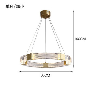 Lustre moderne minimaliste élégant au design luxueux, tendance pour le salon et la salle à manger, favori d'Instagram - Product Image 3