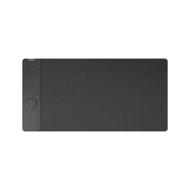 Custom Logo   Mousepad 15W Fast Wireless Charging Phone Charger Desk Mouse Mat Pad for Office