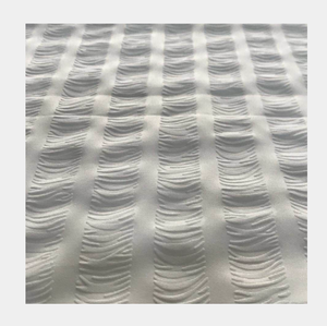 100% <span class=keywords><strong>Seersucker</strong></span> di <span class=keywords><strong>cotone</strong></span> con strisce goffratte tinto a bolle di tessuto per biancheria da letto Hotel utilizzare come borsa di rivestimento o tessuto per la casa - Product Image 1