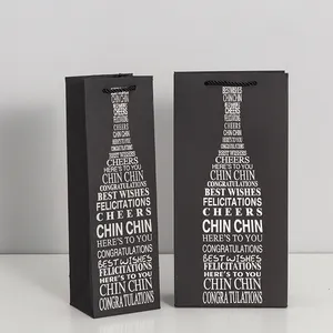 China kundenspezifische Rotweinverpackung Geschenkbox mit Griff handgemachte recycelbare Papierboxen für Wein Großhandel Hersteller