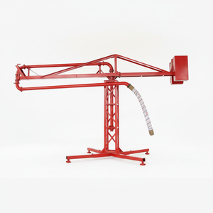 Piccola Macchina Spargiconcreto a Torre, Attrezzatura Manuale per Pompaggio e Trasporto del Calcestruzzo in Edilizia - Product Image 1